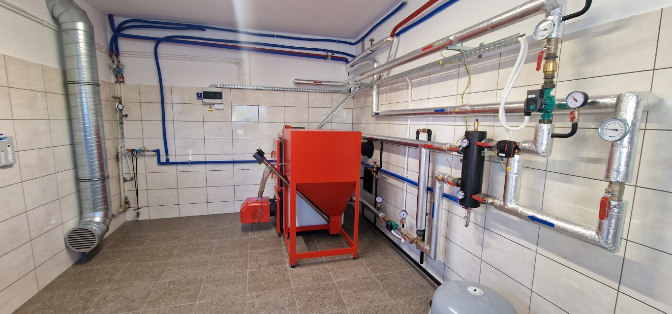 Wymiana wysokoemisyjnych źródeł ciepła w budynkach komunalnych Gminy Słupca na źródła niskoemisyjne – modernizacja pierwszej kotłowni