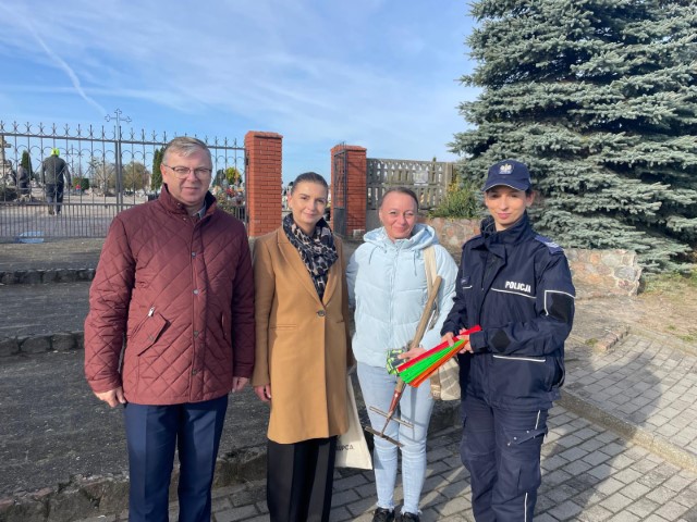 Akcja na rzecz bezpieczeństwa pieszych i rowerzystów w Gminie Słupca